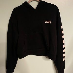 vans cropped hoodie